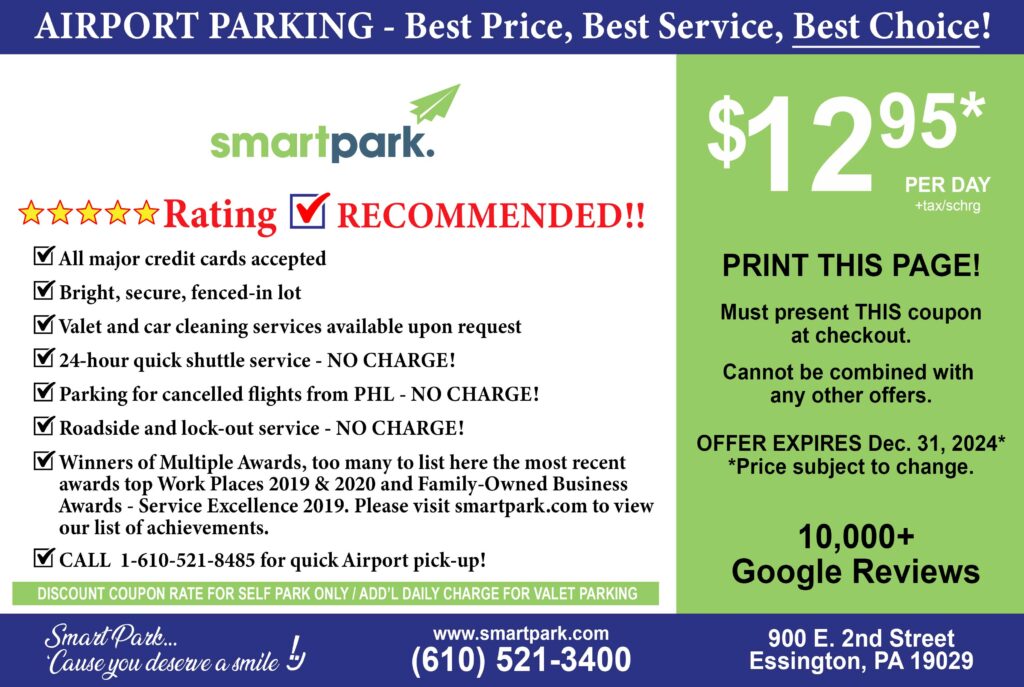 Burlington airport hot sale parking coupon